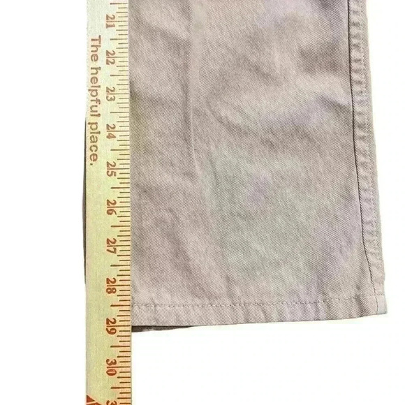 Stradivarius Pink Straight Leg Cargo Denim Jeans Size 34 (US 2) High Rise - Picture 5 of 6